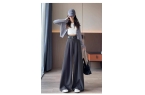 高个子穿拖地阔腿裤放大优势气场更飒